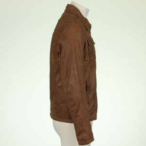 Custom Hot Sale High Quality Jacket For Men <b>Leather</b> Jackets Classic Windproof Winter Jacket Men Motorbike Punk <b>Leather</b> <b>Coat</b> - Product Image 5