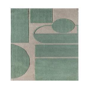 Hand Tufted High Pile <b>Thick</b> Anti-Shed Aurora <b>Rug</b> New Zealand Wool Handmade Modern Luxurious Style Customizable Design Carpet - Product Image 1