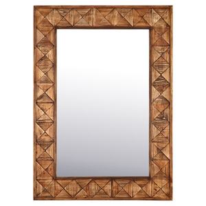 Espejo de pared con marco de madera de Mango de alta calidad, diseño minimalista elegante para sala de estar, dormitorio, salón, pieza decorativa para decoración del hogar - Product Image 5