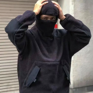 Ventes chaudes, tendance de l'hiver, cagoule à fermeture éclair, style streetwear, masque de ninja, pull moelleux unisexe, sweat-shirt numérique - Product Image 4