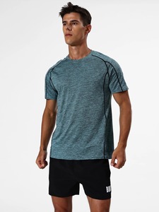 Camiseta Deportiva para Hombre, 100% Algodón Bambú, para Entrenamiento, Gimnasio, Fitness, Secado Rápido, Transpirable, Venta al Por Mayor - Product Image 6