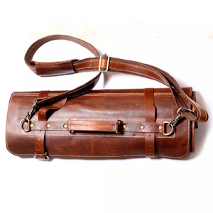 Sacs à rouleau de couteau en cuir personnalisé de la meilleure qualité en cuir véritable de qualité supérieure pris en charge par les OEM à bas prix pour les nouveaux sacs à outils - Product Image 6