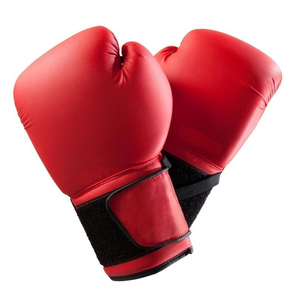 Guantes de Boxeo de Cuero de Primera Calidad, Transpirables, de Piel de Vacuno, para Entrenamiento Profesional, para Hombre - Product Image 1