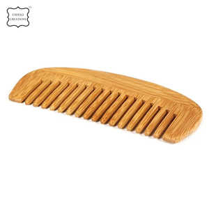 Cepillo de pelo de bambú, peine de bambú Natural, peine de pelo respetuoso con el medio ambiente para viajes, Hotel, peine de barba de madera natural de bambú no estático - Product Image 2