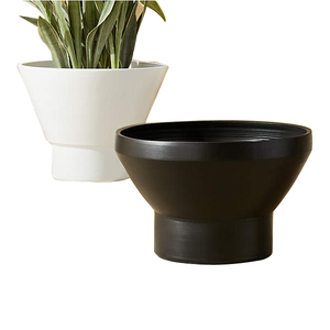 Ensemble de jardinières avec support pour pots décoratifs d'intérieur et d'extérieur jardinière design en relief jardinière de fleurs en métal pour une meilleure qualité - Product Image 3