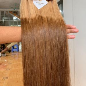 Prix bon marché 10A faisceaux de cheveux humains brésiliens vietnamiens extensions droites d'os naturel brut faisceaux de cheveux vierges - Product Image 4