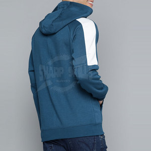 Sudaderas con capucha de diseño personalizado de alta calidad para hombre, peso ligero, algodón, poliéster, teñido liso con cuello con capucha de patrón sólido para invierno - Product Image 2