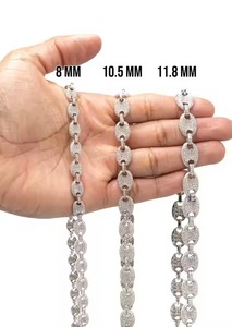เครื่องประดับฮิปฮอป10K/14K/ 18K สร้อยคอแนวฮิปฮอปคิวบาน - Product Image 3