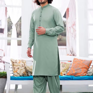 Fabricación Profesional de Salwar Kameez Casual Personalizado para Hombre, Transpirable, Corte Regular, Detección de Agujas, Bajo MOQ, Servicio OEM, 7 Días - Product Image 1