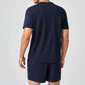 Proveedor de ropa, traje de verano para hombre, pantalones cortos de dos piezas, camiseta informal de calle, pantalones de 2 piezas, camiseta de manga corta, conjuntos para hombre - Product Image 4
