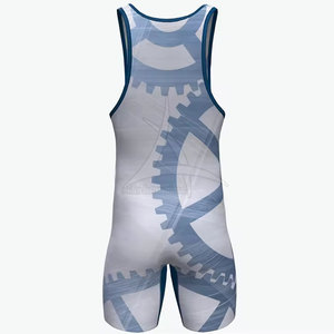 Combinaisons de lutte personnalisées en spandex, uniformes de haute qualité, respirants, écologiques, à séchage rapide, fabriqués au Pakistan, design haut de gamme - Product Image 4