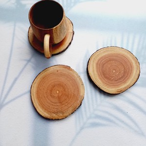 Posavasos de madera de Acacia Natural para el hogar, Mantel Individual personalizado, decoración de alta calidad, hecho a mano - Product Image 6