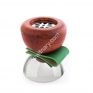 Dernier bois de Mubkhar métal Bukhoor brûleur bois pour Ramadan cadeau brûleur d'encens Mubkhar par Tradnary Exim Pvt Ltd - Product Image 2