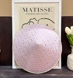 Mini chapeau conique vietnamien fait à la main, traditionnel, non la, petite taille pour la décoration - Product Image 2
