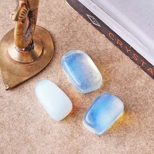 หินทัมเบิลโอปอไลท์คริสตัลแบบกึ่งมีค่าบำบัดอัญมณีจักระสำหรับการทำสมาธิ - Product Image 5