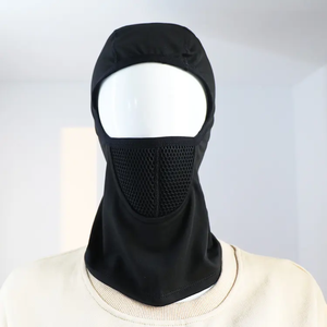 Fabricant pakistanais personnalisé unisexe mince cagoule unie masque intégral un tout Logo personnalisé 100% polyester à séchage rapide - Product Image 5