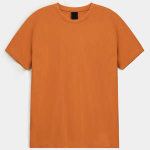 T-shirts pour hommes, couleur unie orange, T-shirts pour hommes pour adultes, vente en ligne, coton, coupe ample, manches courtes, vêtements pour hommes, T-shirts - Product Image 4