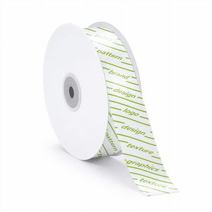 Ruban en satin imprimé personnalisé de 2 cm pour emballage cadeau, vêtements, Saint-Valentin et anniversaire - Product Image 1