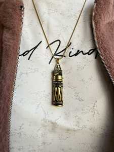 จี้ล็อกเก็ตโบราณวินเทจแบบวิคตอเรียนพร้อมช่องเก็บของ, สร้อยคอจี้แฟชั่นชุบทองวินเทจ - Product Image 1