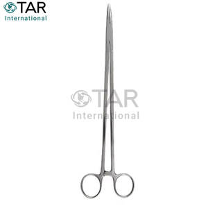 Caja portagujas Blalock de alta calidad, pinzas quirúrgicas rectas de 185mm, abrazadera hemostática de acero inoxidable, instrumentos médicos - Product Image 5