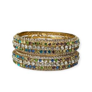 Ensemble de bracelets tendance en or plaqué or de qualité supérieure avec perles, longueur complète, pour mariée, fête festive, tenue traditionnelle, prix de gros - Product Image 2