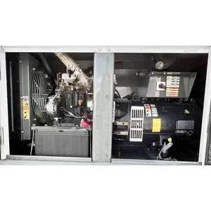 Groupe électrogène diesel industriel 20 kW avec sélecteur de tension, interrupteur rotatif, sortie sur remorque, alimentation de secours commerciale - Product Image 2
