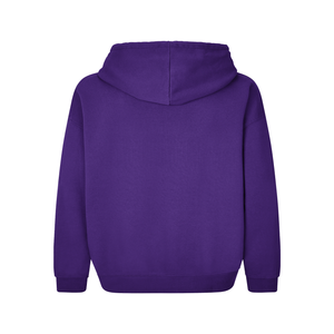 เสื้อสเวตเตอร์ผ้าฟลีซสวมหัวแบบเรียบมีฮู้ดพิมพ์ลายดิจิตอลและปักขนาดใหญ่ใช้ได้ทั้งชายและหญิง - Product Image 4