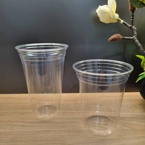 Prix compétitif d'usine 400ml 500ml tasse en plastique PET personnalisée pour boisson froide tasse en plastique tasse thé à bulles jetable - Product Image 5