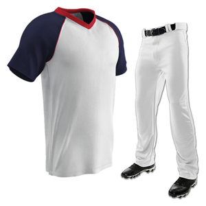 Uniforme de baseball unisexe le plus vendu en gros, logo personnalisé, nom de l'équipe, 100 % polyester coton, manches courtes, anti-humidité - Product Image 3