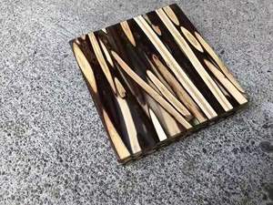 Best Price Bulk <b>Sale</b> Coaster <b>Set</b> of 4 Wooden Epoxy Resin <b>Tea</b> Cup Mats & Pads <b>for</b> Home Kitchen Table Decor - Product Image 2