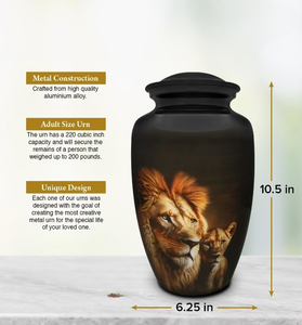 Fabricant d'urnes de crémation en métal faites à la main de conception antique pour des cendres humaines - Product Image 5