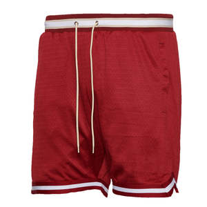 Pantalones cortos de baloncesto de malla transpirable de corte holgado para hombre, pantalones cortos deportivos de verano de alta calidad con tecnología de secado rápido - Product Image 3