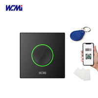 Lector de Control de Acceso con Código QR WCMI, Escáner de Tarjetas NFC RFID, Sistema de Entrada de Puerta Metálica Ultrafino de 7 mm para Edificios de Oficinas