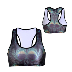 Vente en gros du fabricant Soutien-gorge de sport sans couture pour femmes Séchage rapide Gym Workout Active 4 Way Stretch Yoga Bra Simple 2 pièces - Product Image 4