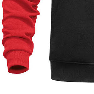 ชุดวอร์มผู้ชาย โพลีเอสเตอร์ 100% สำหรับฤดูใบไม้ร่วง/ฤดูหนาว เสื้อฮู้ดแบบเรียบ ชุดจ็อกเกอร์ ไซส์ใหญ่ ใส่สบาย เหมาะสำหรับออกกำลังกาย - Product Image 2