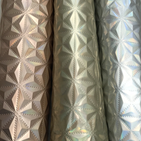 Vinyle 3D PU à paillettes Jinjiang, design tendance, imperméable, décoratif pour chaussures, sacs, meubles, vente en gros
