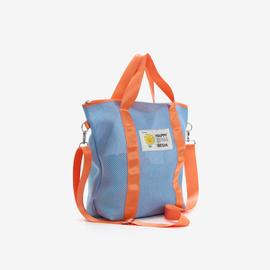 <b>Foldable</b> Mesh Cosmetic <b>Bag</b> Zipper Closure Customized Color Logo Customized Service Shops Outdoor Use Medium 30-50cm Double Top - Product Image 1