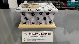 Vente en Gros Personnalisation Simple Fait à la Main Carré en Bois de Sesham Urne de Crémation en Bois pour Cendres d'Animaux de Compagnie Adulte - Product Image 2