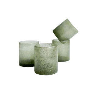 Mejor Venta de vidrio soplado a mano de color de vidrio de burbujas de color sólido para velas y beber - Product Image 3