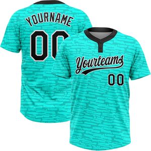 Vente en gros de chemises à boutons de baseball personnalisées 2023-24 nouveau maillot de baseball unique avec logo personnalisé imprimé nouvelle mode - Product Image 4