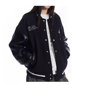 Fabricación de fábrica Precio barato Mejor venta Varsity Jacket Casual Wear Chaquetas de manga larga para mujer Hecho en Pakistán - Product Image 2