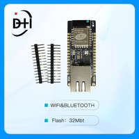 WT32-ETH01 tampilan pencerahan ETH01-EVO, seri WIFI Bluetooth Ethernet 3 in 1 Internet of Things Gateway diperbarui
