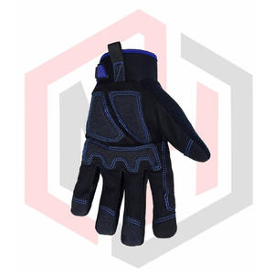 Anti corte trabajo pesado trabajo TPR Anti-impacto antideslizante mecánico Anti-vibración guantes de perforación de pozos - Product Image 6