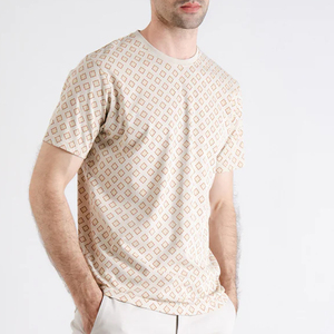 Buena calidad Premium ajustado cuello redondo Camiseta al por mayor de alta calidad camiseta Oem nuevo diseño 100% algodón camiseta logotipo personalizado - Product Image 2