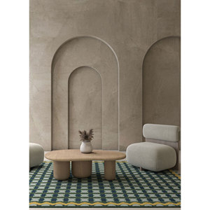 Alhambra Green Flat Weaves Wool <b>Rugs</b> ADWL-13293 for Home Use Living Room Decorations Hallway Rectangle for Bedroom Use-Jute <b>Rug</b> - Product Image 6