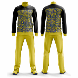 Ensemble de survêtement sportif personnalisé avec fermeture éclair, veste et pantalon, pour hommes, femmes et jeunes, tenue d'entraînement pour équipe, design unique, tenue de sport - Product Image 6
