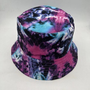 Fabricante Tie Dye Reversible Alta calidad reversible unisex al aire libre senderismo verano adulto pescador todo estampado sombreros de cubo - Product Image 1