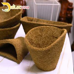 PANIER EN FIBRE DE COCO POTS DE FLEURS BIODÉGRADABLES JARDIN EN FIBRE DE QUALITÉ POUR POTS DE COIR PANIERS SUSPENDUS - Product Image 1