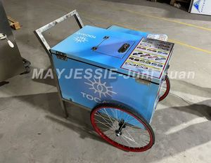 Chariot à glace solaire, chariot à café blanc, chariot alimentaire à moteur - Product Image 5
