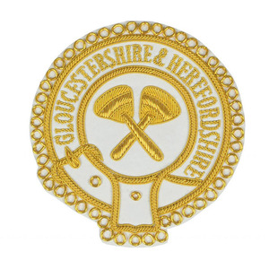 Embroidery Patches High Quality Masonic Regalia Apron <b>Badges</b> Emblems - Product Image 4